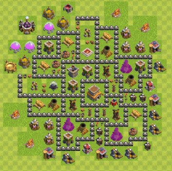 Clash of clans расстановка чистильщиком